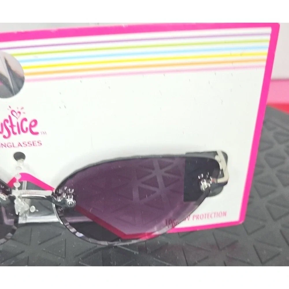Justice Sunglasses Girls Mirrored 100%‎ UV Protection NEW